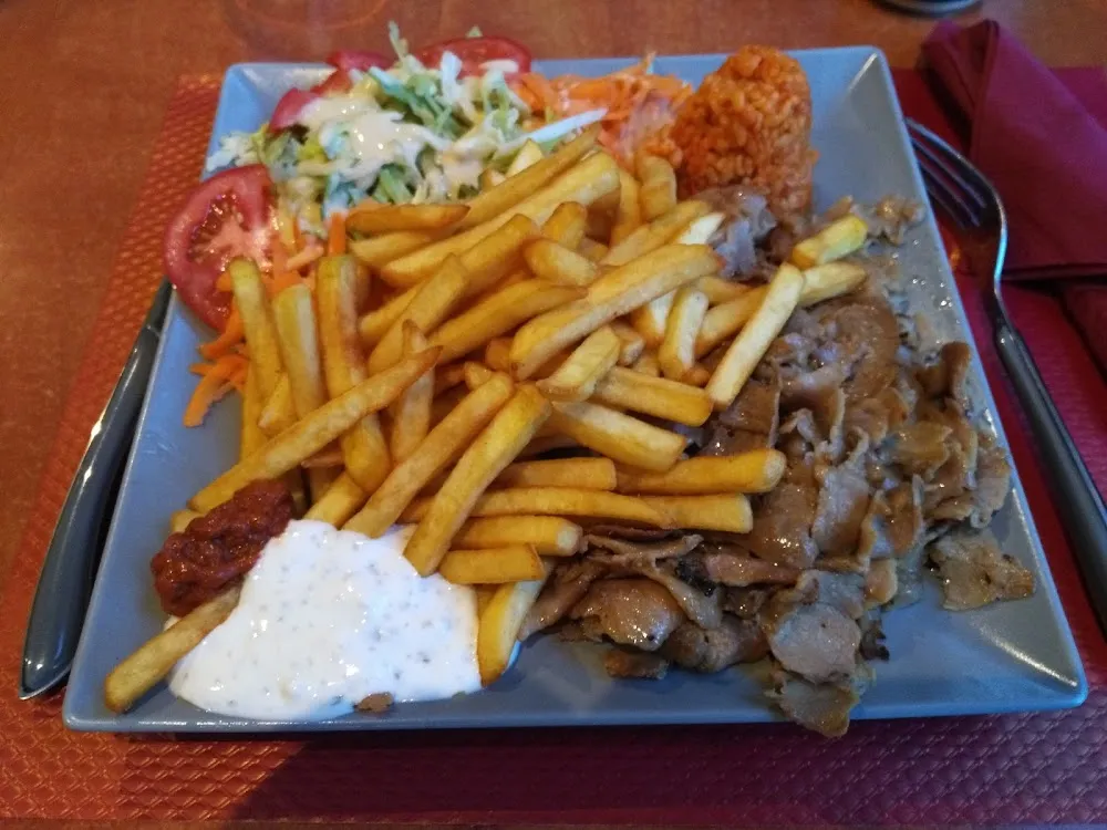 Viande Kebab Frites